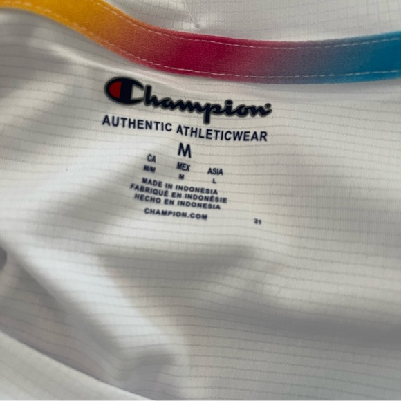 champion White Multicolor Active Tee - Picture 7 of 8